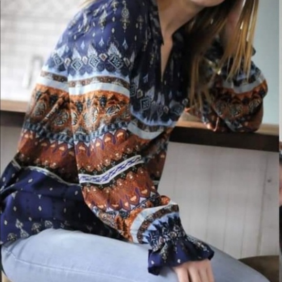 Last one Printed boho blouse - Picture 5 of 6